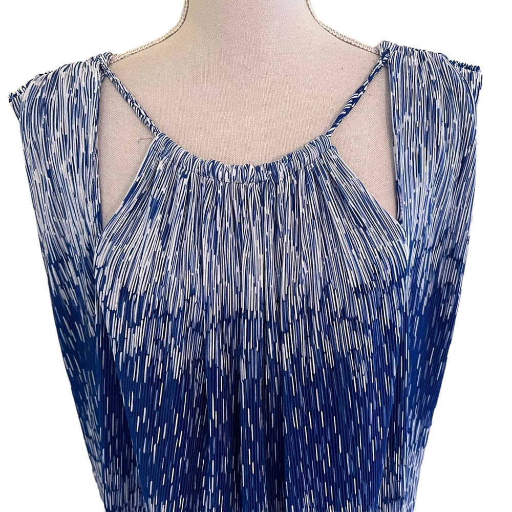 T-Bags Blue Ombre Midi Dress - Picture 3 of 11